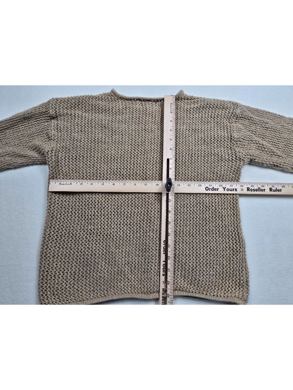 Vtg Cottage Core Jantzen Beige Knit Cardigan Embroidered Mushrooms Floral Small - Picture 6 of 6